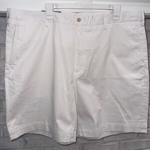 Polo by Ralph Lauren White Flat Front Men’s Shorts